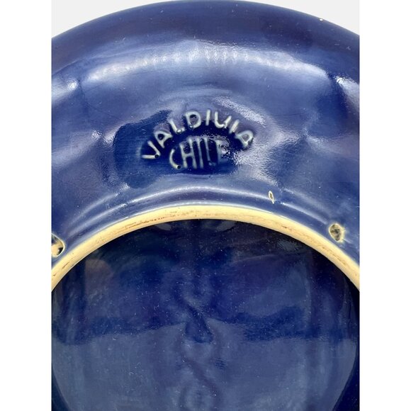 1990 Colegio De Contadores De Chile Collectible Plate  9" Diameter  Blue Ceramic - Picture 5 of 5